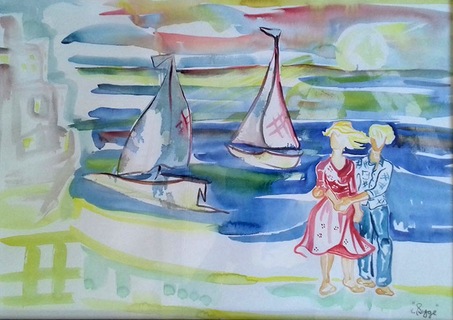 Romantik-vid-kusten-Akvarell-70x50cm-Eva-Sigge-bild2.jpg